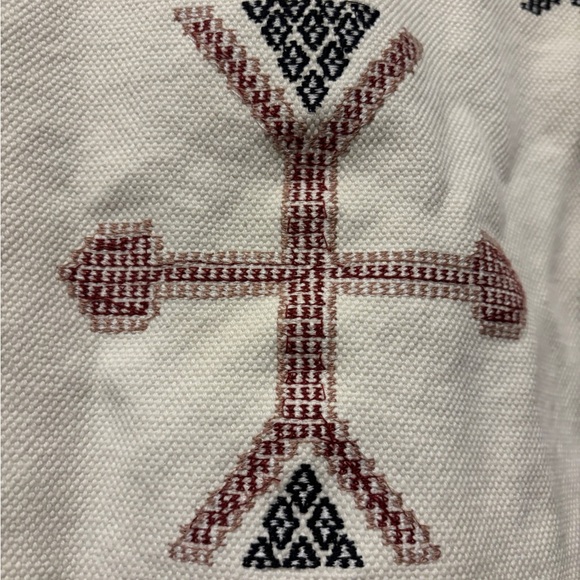 Free People Winter Cactus Embroidered Embellished Trucker Denim Jacket  Medium - Picture 11 of 13